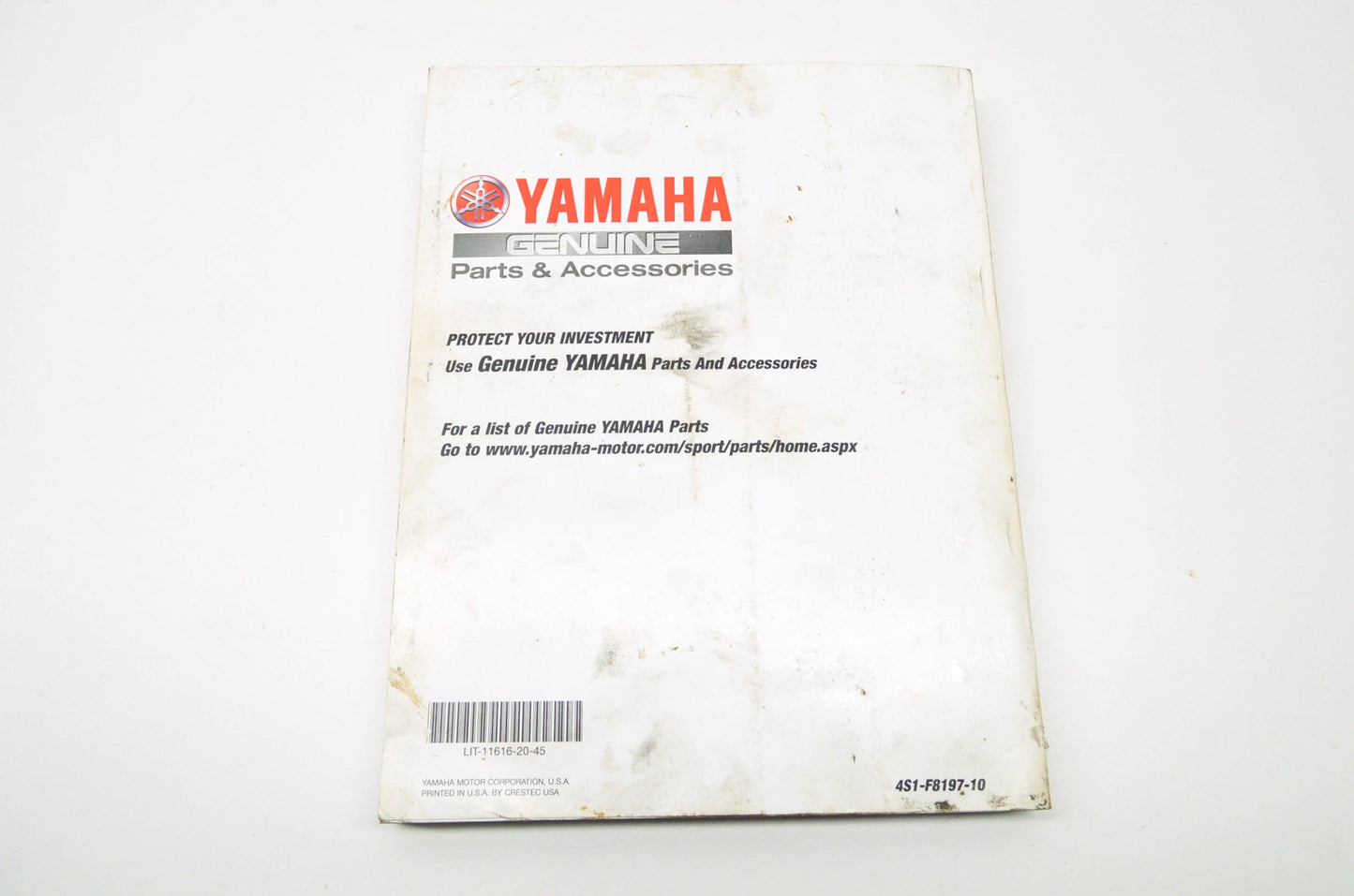 OEM Yamaha LIT-11616-20-45 YFM40FBW Service Manual