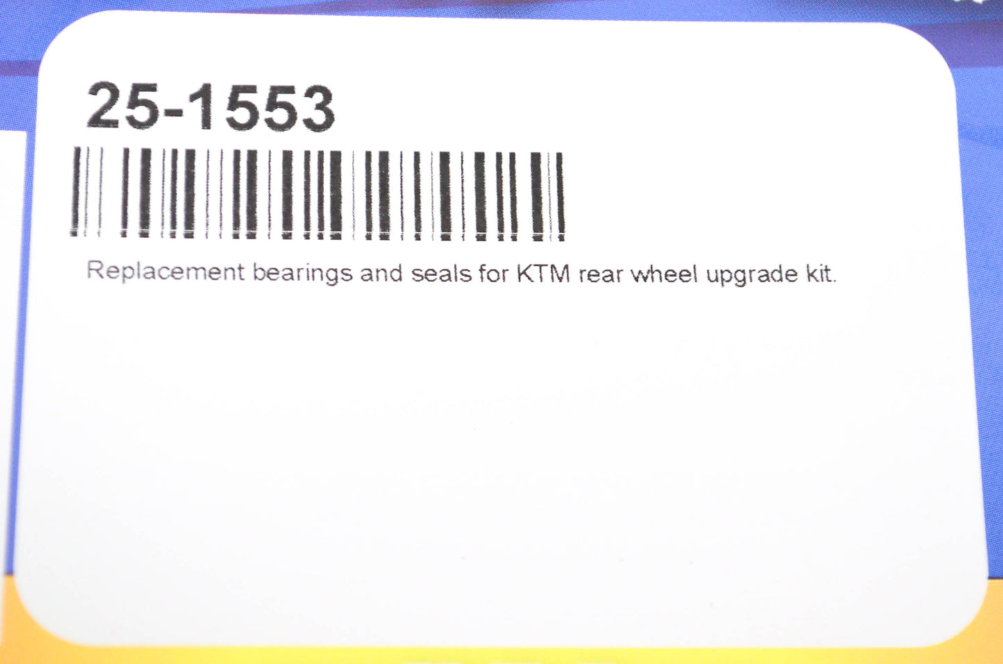New All Balls KTM Rear Wheel Bearing Seal Upgrade Kit NOS
