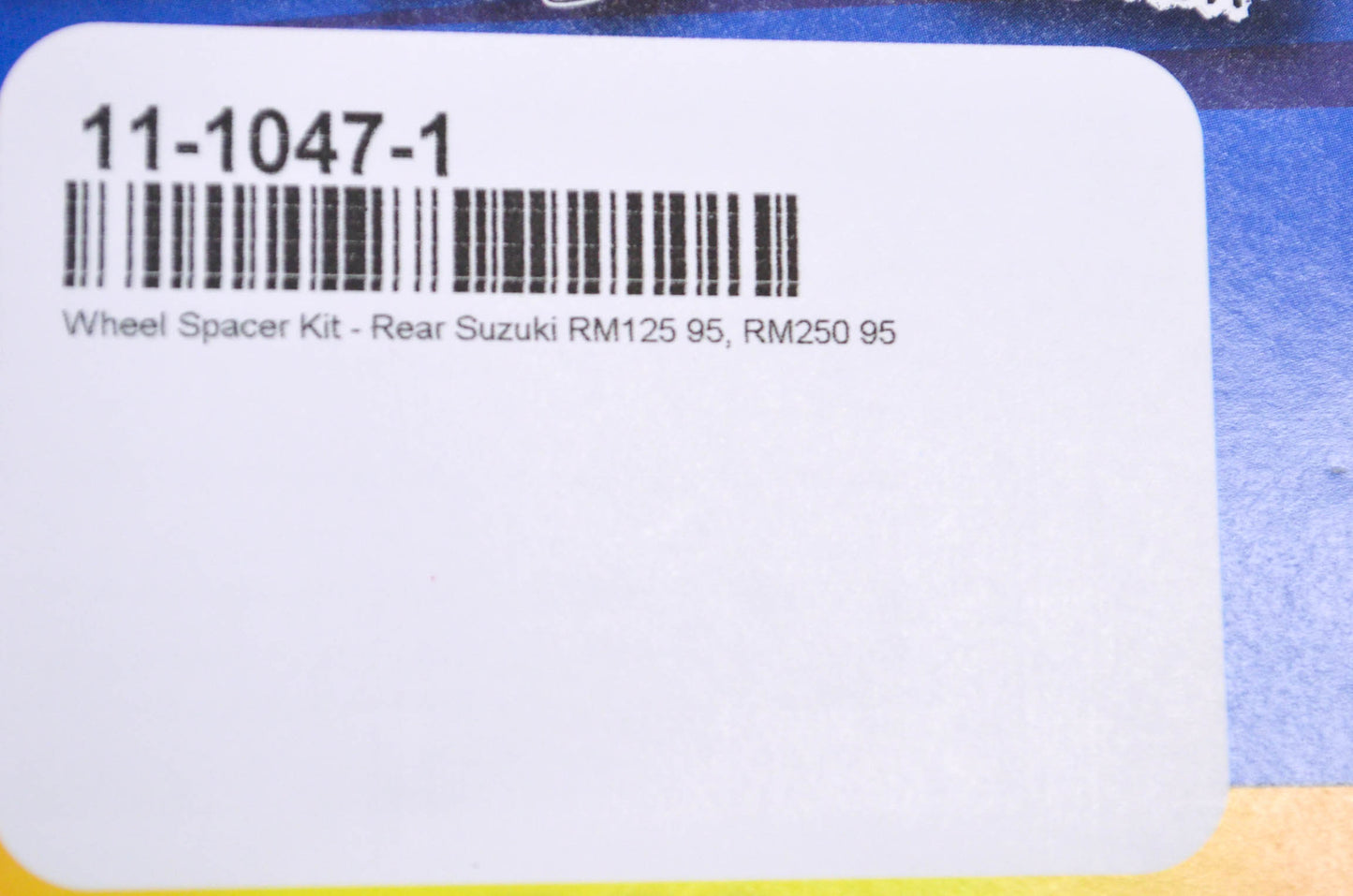 MSR 11-1047-1 Suzuki Rear Wheel Spacer Kit NOS