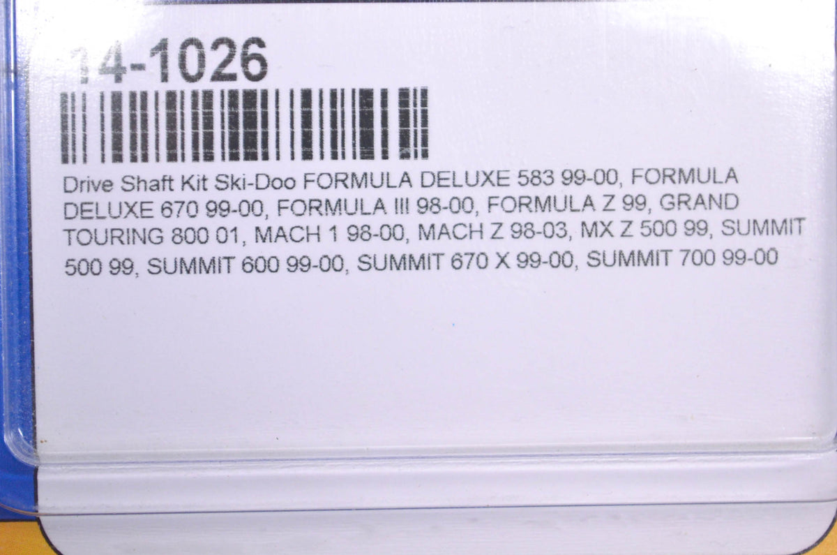 All Balls 14-1026 Ski-Doo Drive Shaft Kit NOS
