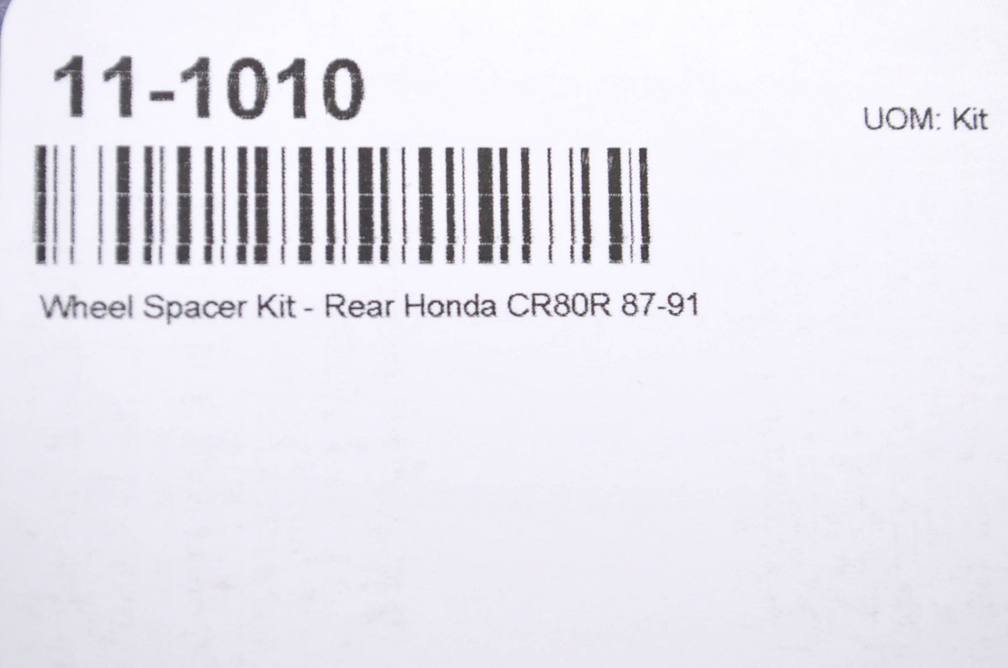 All Balls 11-1010 Honda Rear Wheel Spacer NOS