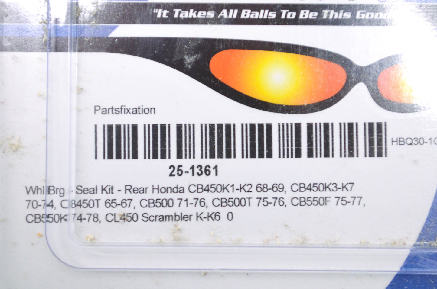 New All Balls Honda Rear Wheel Bearing Seal Kit NOS