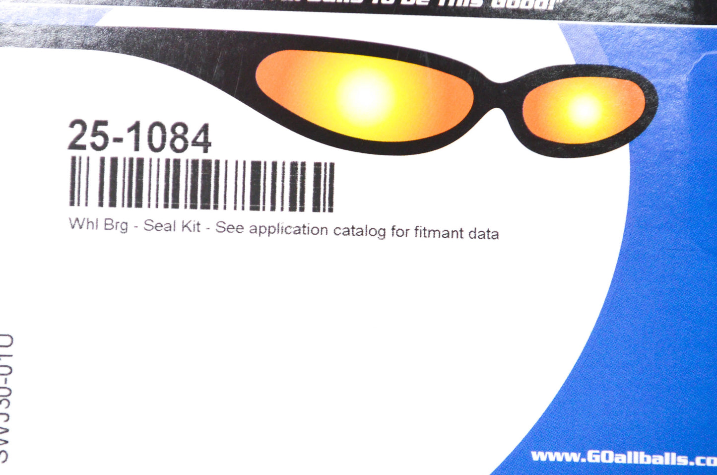 All Balls 25-1084, 6004-2RD-QE6 Wheel Bearing Seal Kit NOS