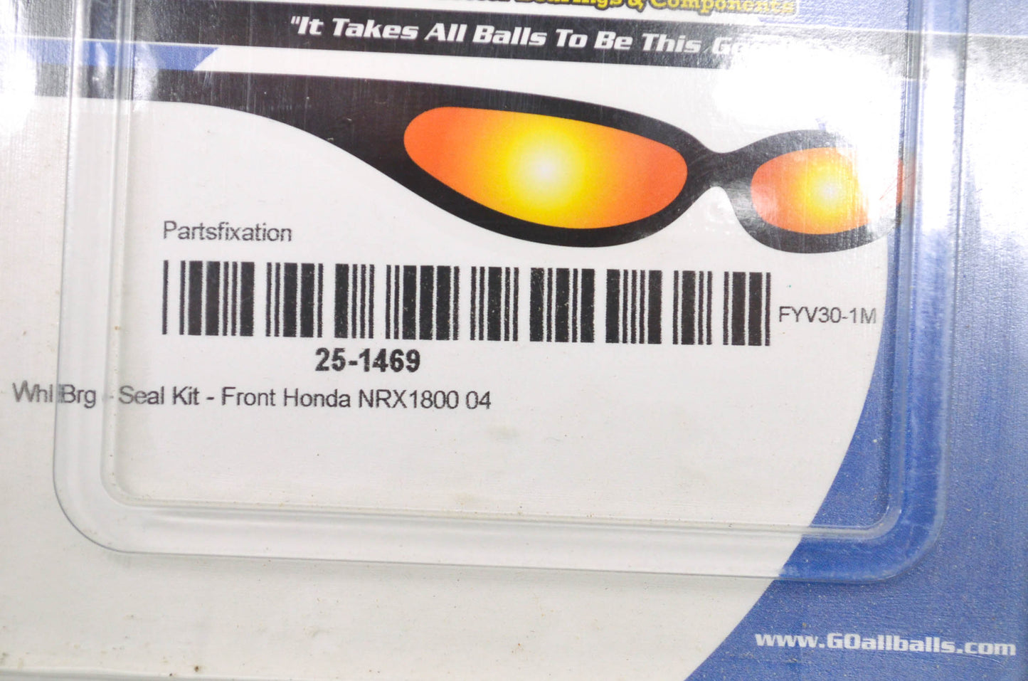 All Balls 25-1469, FYV30-1M Honda Front Wheel Bearing Seal Kit NOS