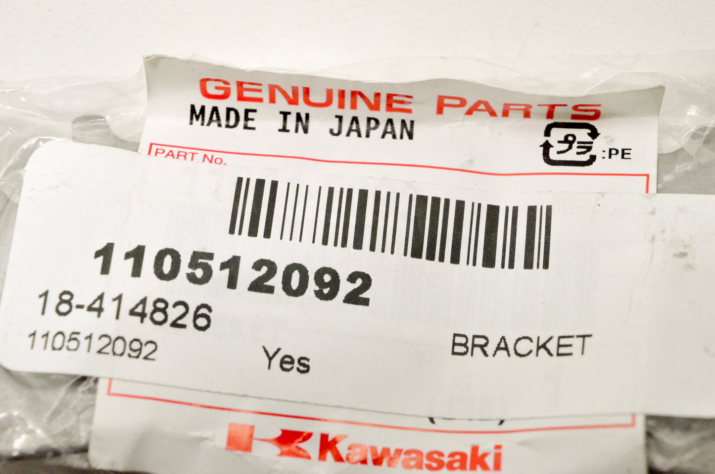OEM Kawasaki 11051-2092 Bracket NOS