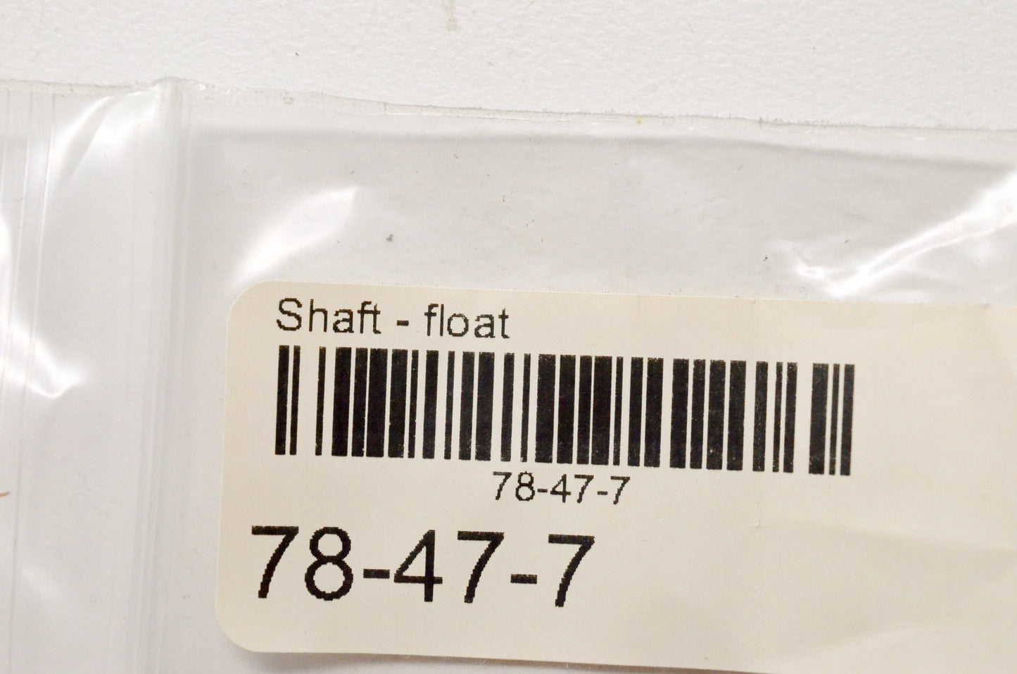 Aftermarket 78-47-7 Float Shaft NOS