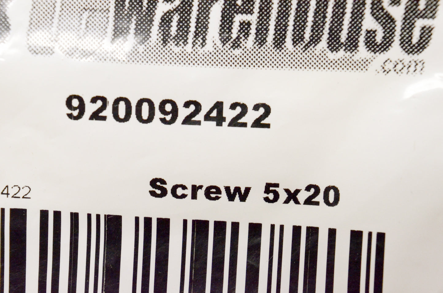 Tewarehouse 92009-2422 5x20 Screw NOS