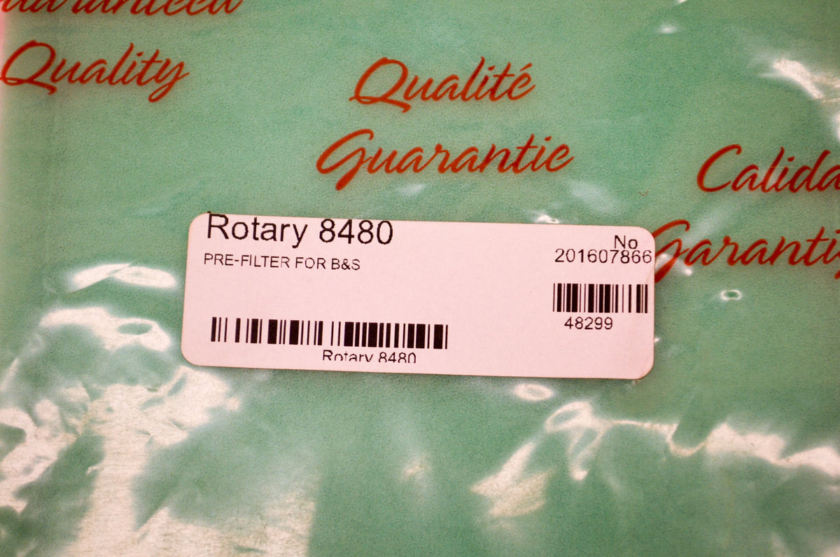 Rotary 19-8480, 805267 Pre Filter NOS