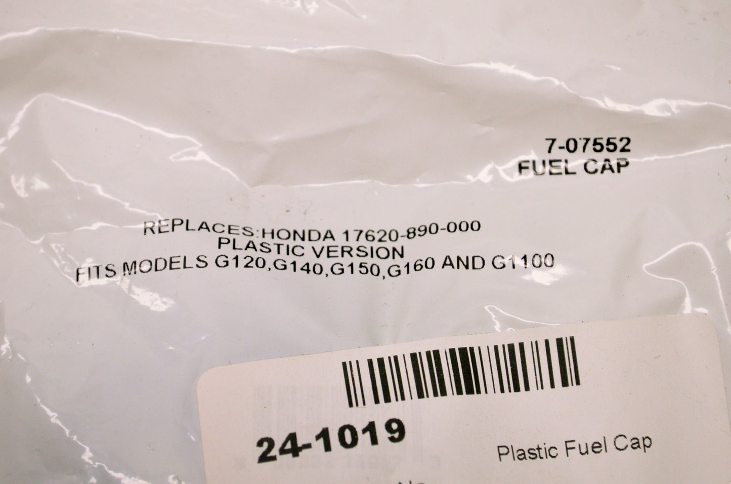 Prime Line 7-07552, 24-1019 Fuel Cap NOS