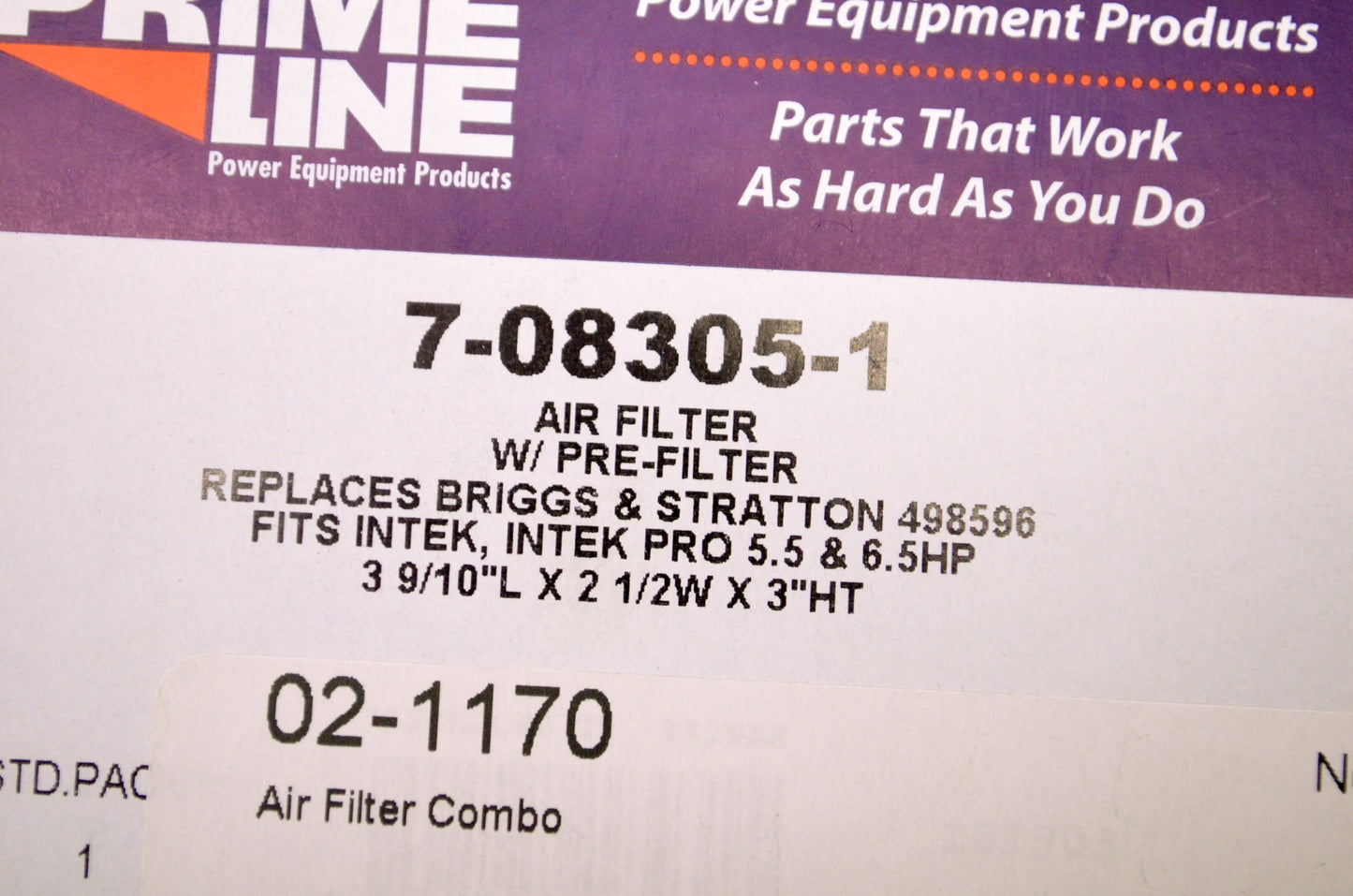 Air Filter Combo NOS
