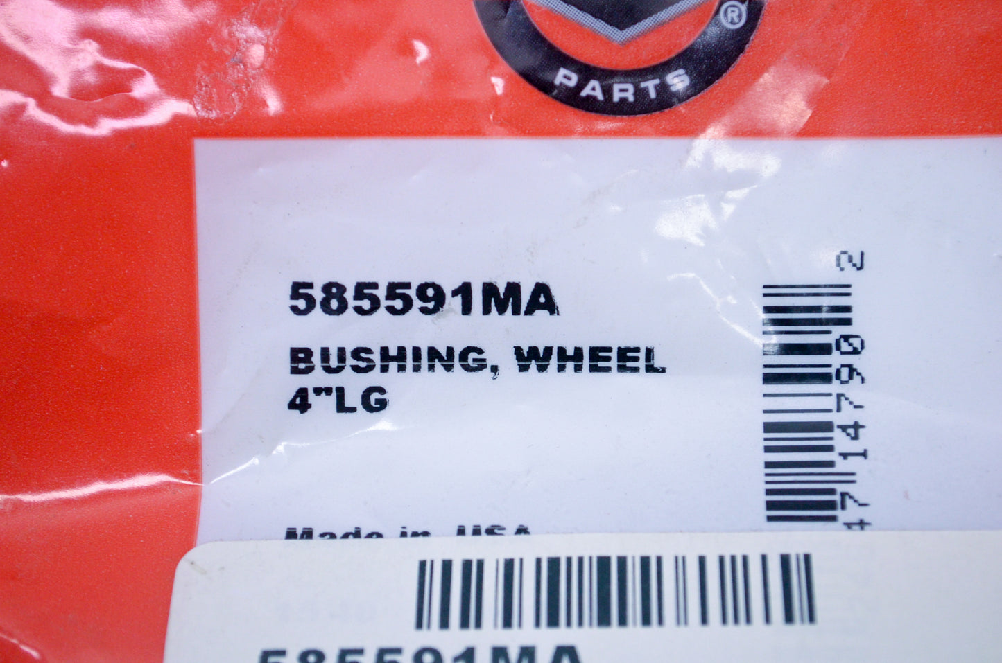 OEM Briggs & Stratton 585591MA 4' Wheel Bushing NOS