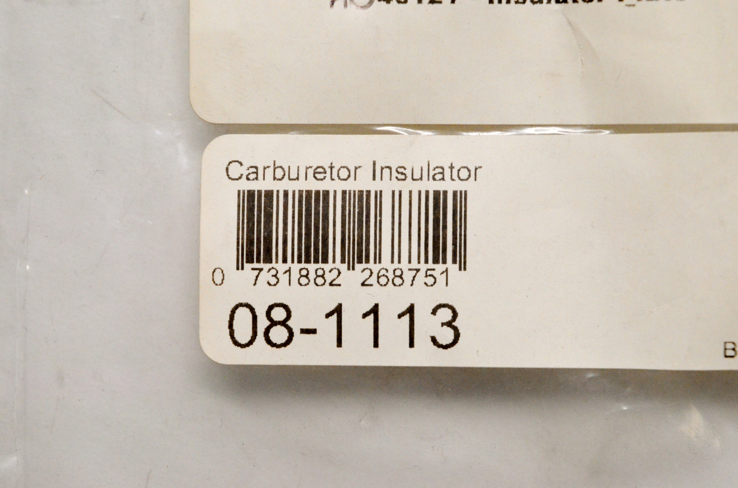 Aftermarket 08-1113, A-B1HD0050 Carburetor Insulator Plate NOS