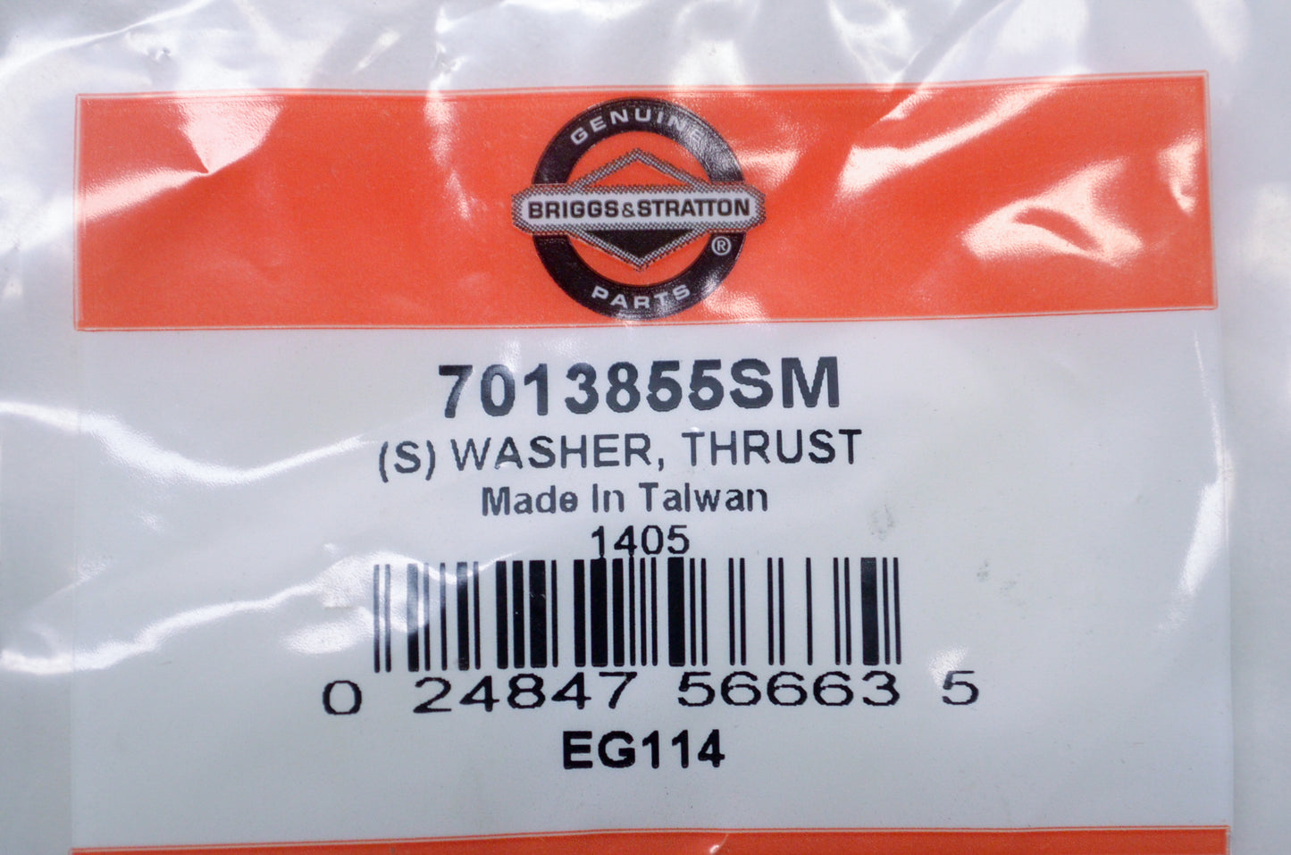 OEM Briggs & Stratton 7013855SM Thrust Washer NOS