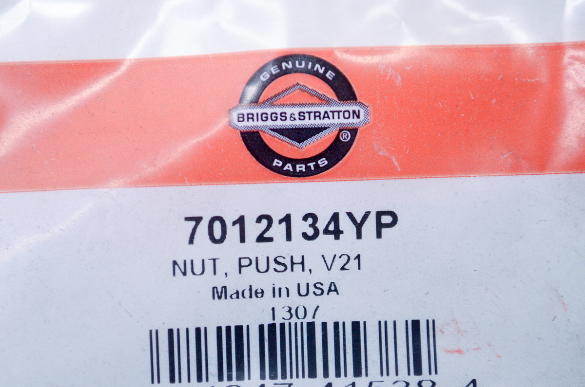 OEM Briggs & Stratton 7012134YP Push Nut V21 NOS