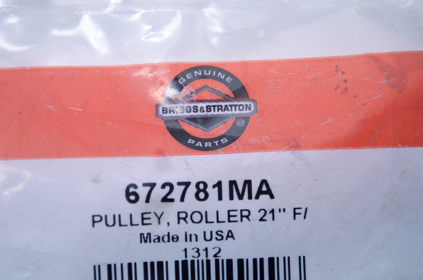 Pulley Roller 21' F NOS