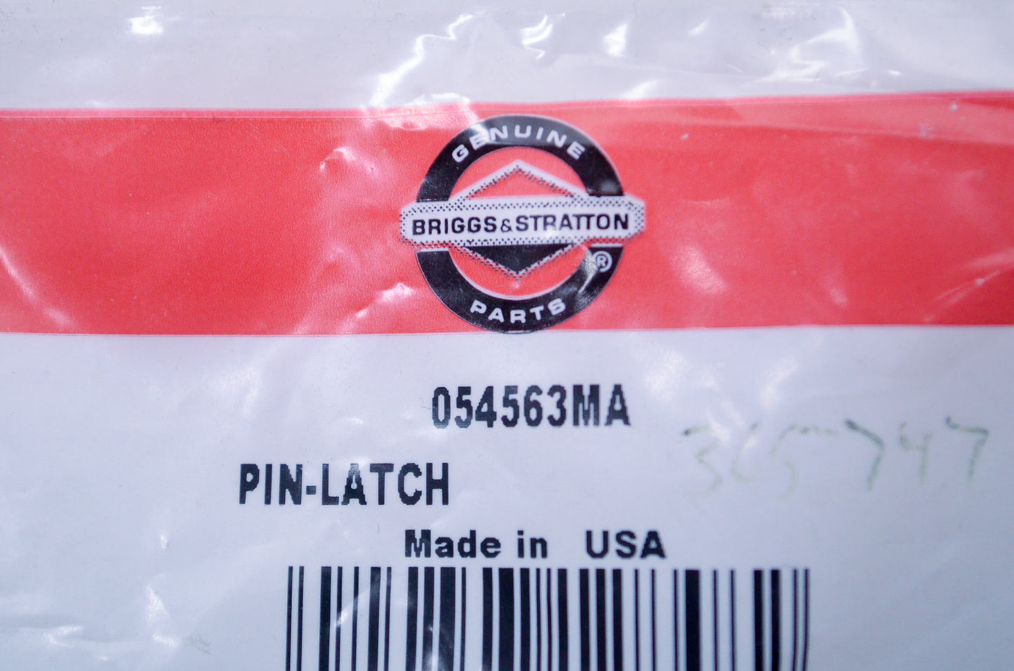 OEM Briggs & Stratton 054563MA Latch Pin NOS