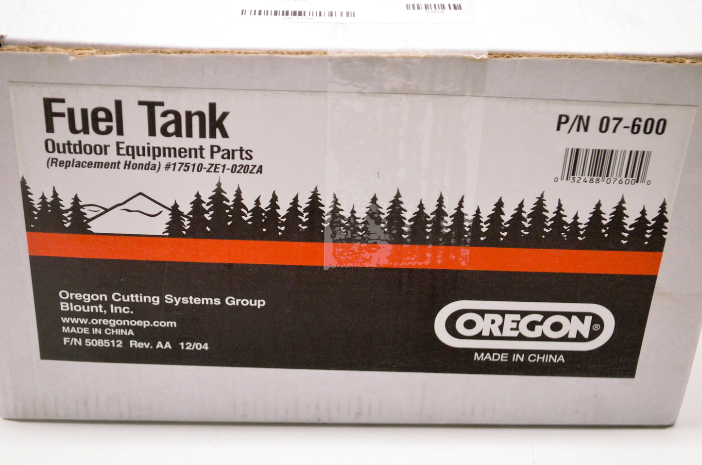 Oregon 07-600 Fuel Tank NOS