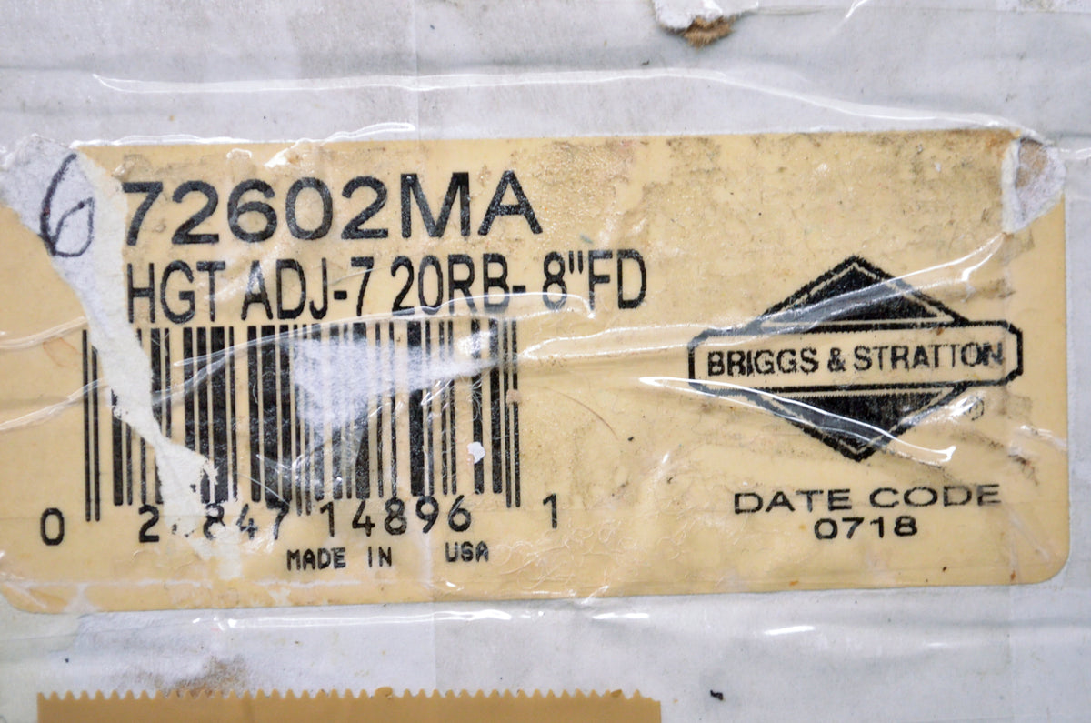 OEM Briggs & Stratton 672602MA Height Adjuster 7 20SD-8'FD NOS