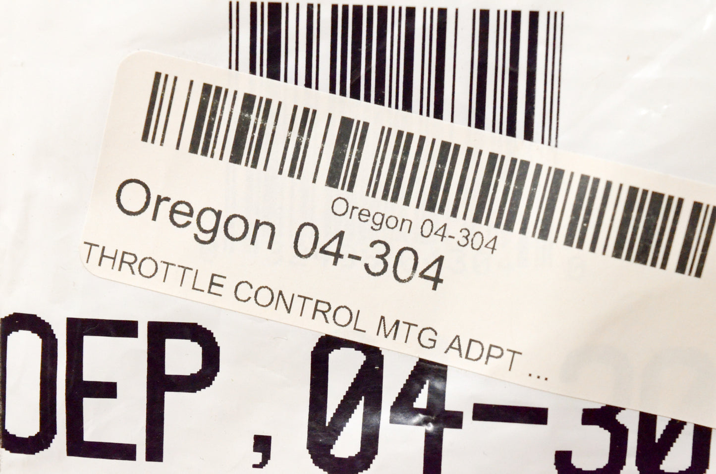 Oregon 04-304 Throttle Control Mounting Adapter NOS