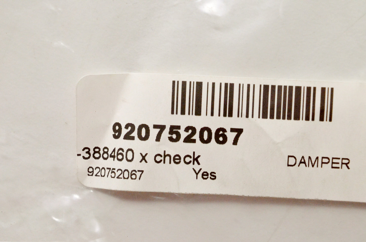 OEM Kawasaki 92075-2067 Damper NOS