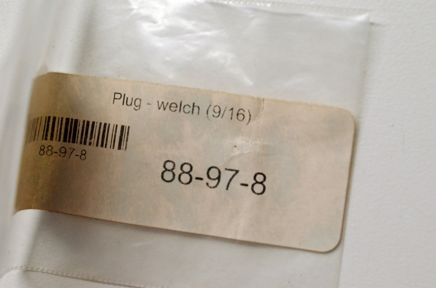 Aftermarket 88-97-8 Welch Plug NOS