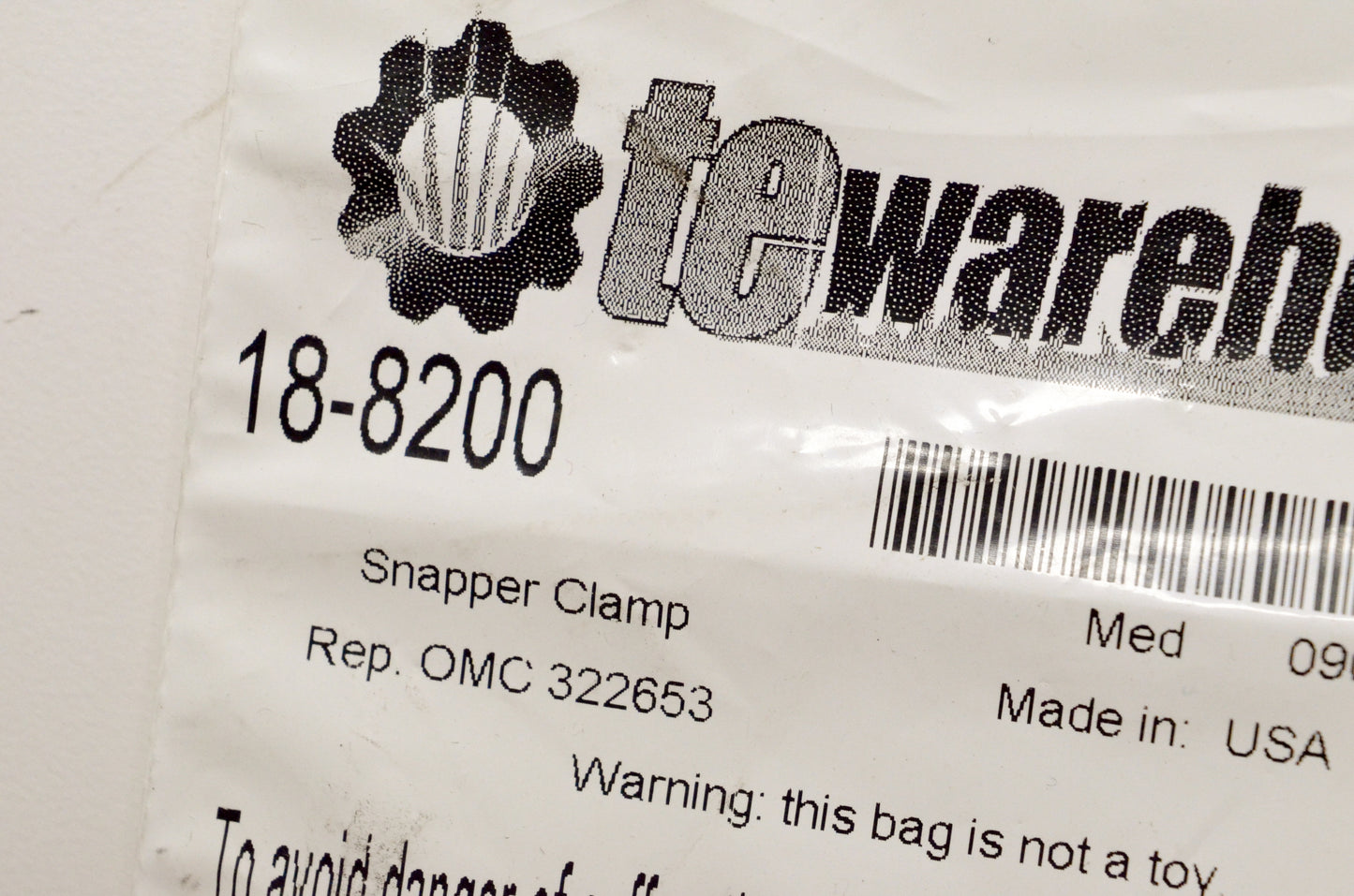Aftermarket 18-8200, 322653, 090914 Snapper Clamp NOS