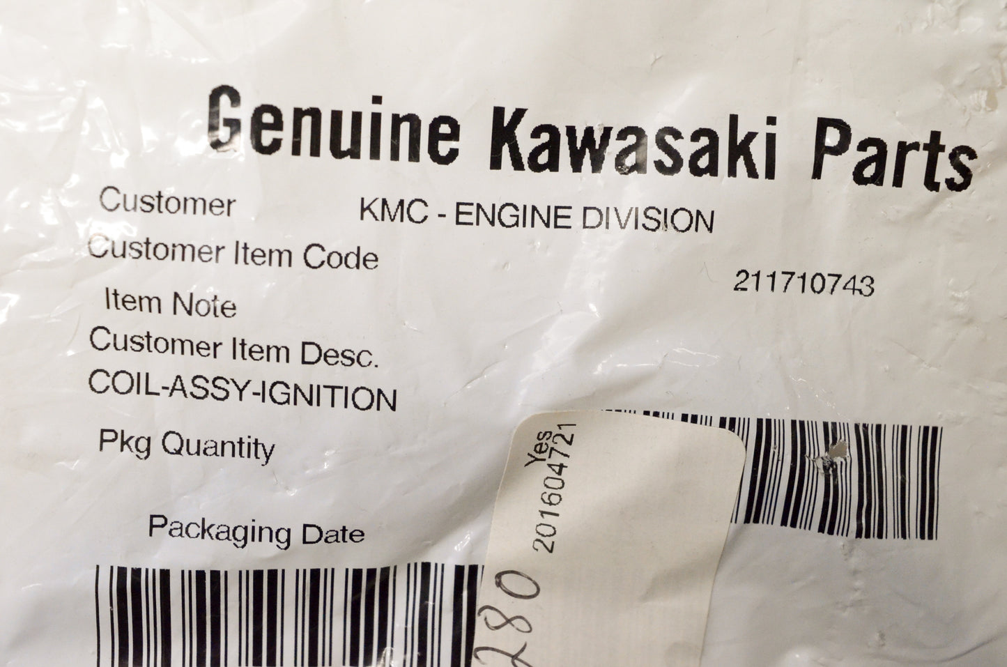 Ignition Coil Assembly NOS