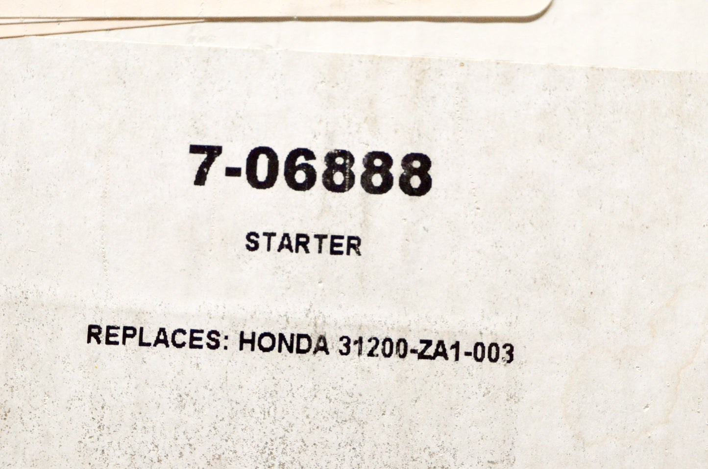 Aftermarket 7-06888 Starter NOS