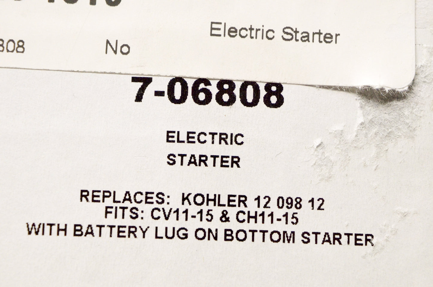 Aftermarket 7-06808 Electric Starter NOS