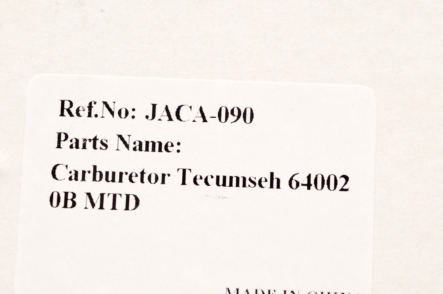 Aftermarket 640020B Carburetor NOS