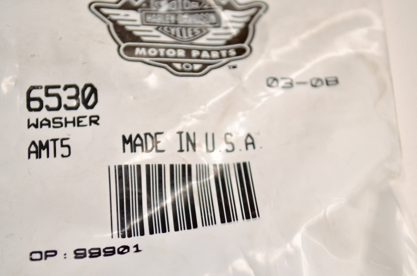 OEM Harley-Davidson 6530 Washer NOS