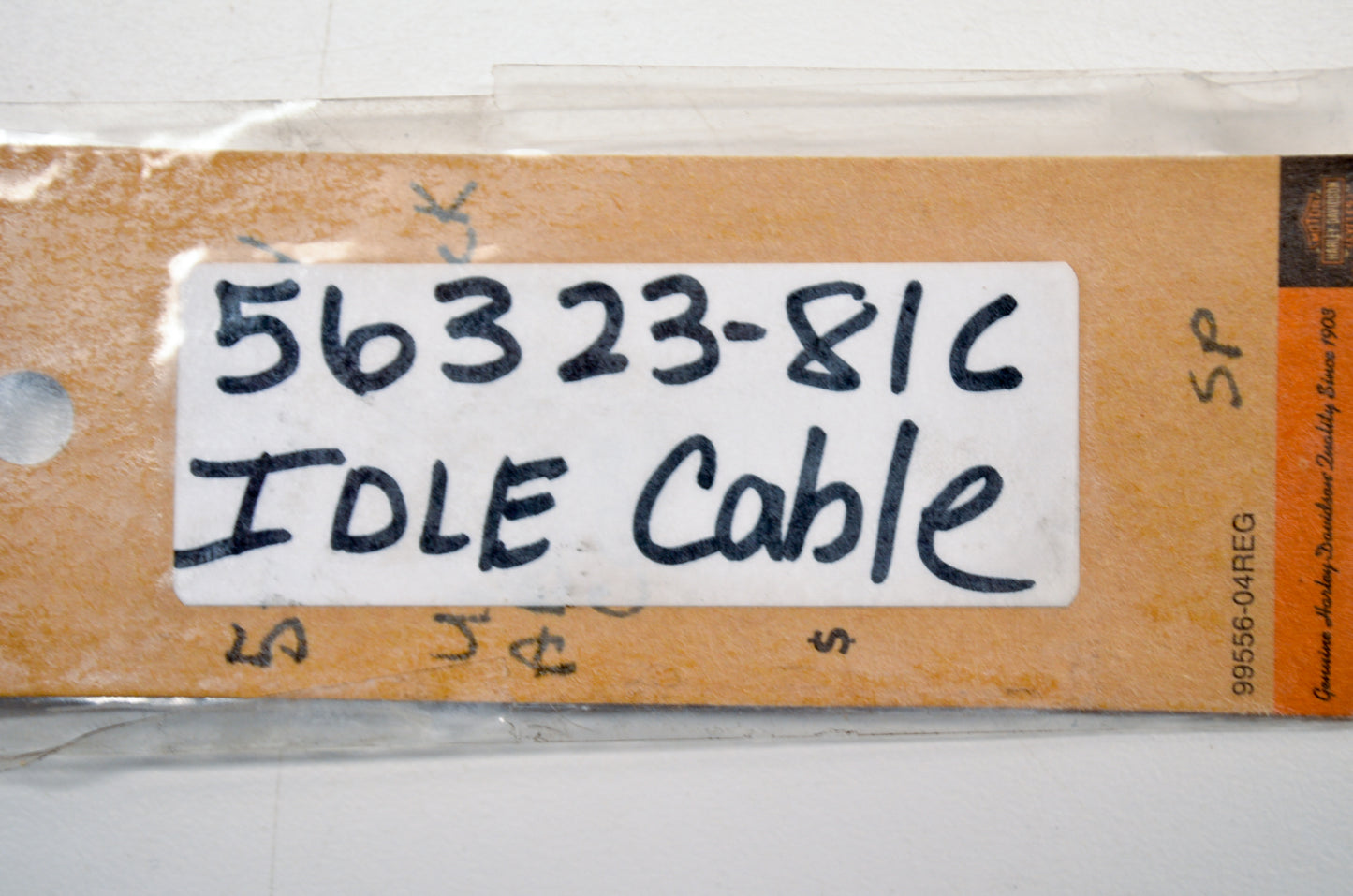OEM Harley-Davidson 56323-81C Idle Control Cable NOS