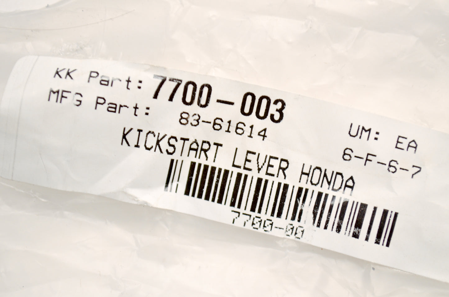 Emgo 83-61614 Kick Start Lever - Honda