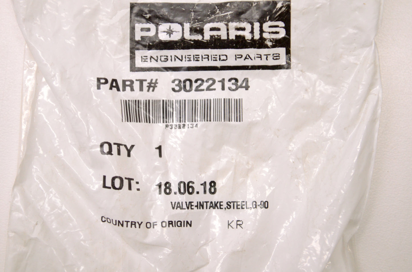OEM Polaris 3022134 Steel Intake Valve G90 NOS