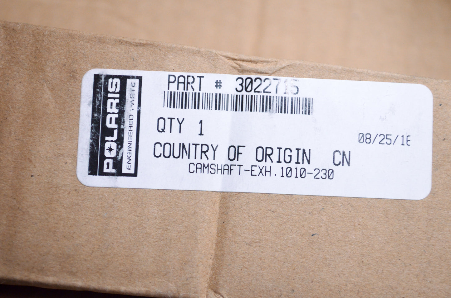 OEM Polaris 3022715 Exhaust Camshaft NOS