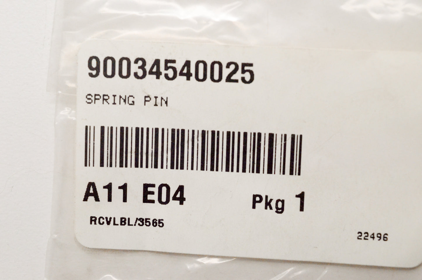 OEM Echo 90034540025 4x25 Spring Pin NOS