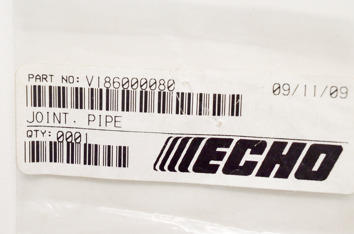 OEM Echo V186000080 Joint Pipe NOS