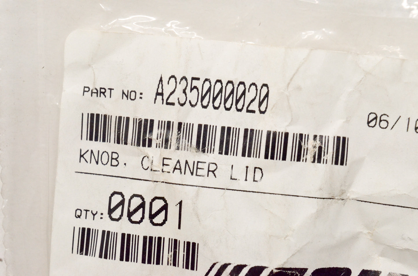 OEM Echo A235000020 Cleaner Lid Knob NOS