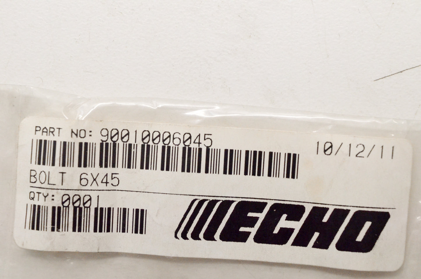 OEM Echo 90010006045 Handle Bolt 6x45 NOS