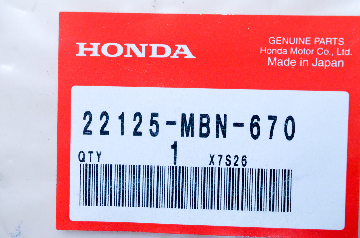 OEM Honda 22125-MBN-670 Seat Judder Spring NOS