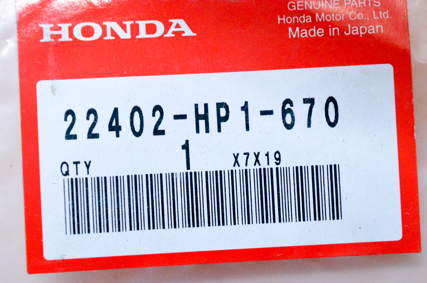 OEM Honda 22402-HP1-670 Judder Spring NOS
