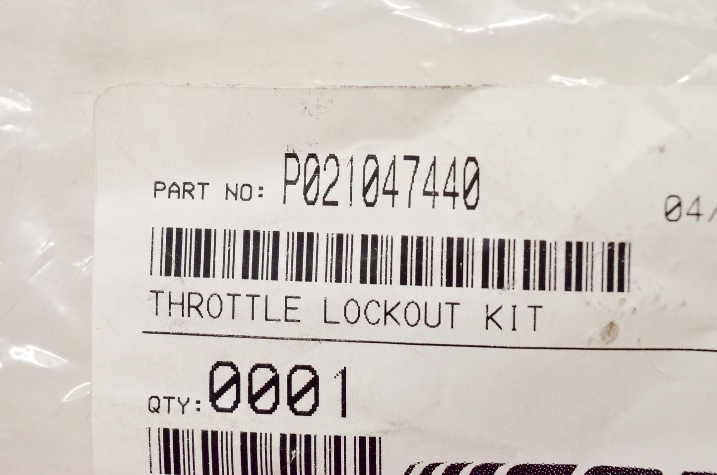 OEM Echo P021047440 Throttle Lockout Kit NOS