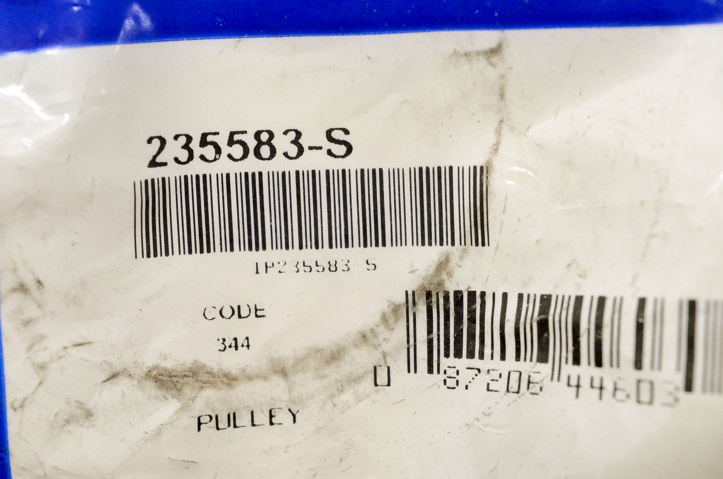 Kohler 235583-S Pulley NOS