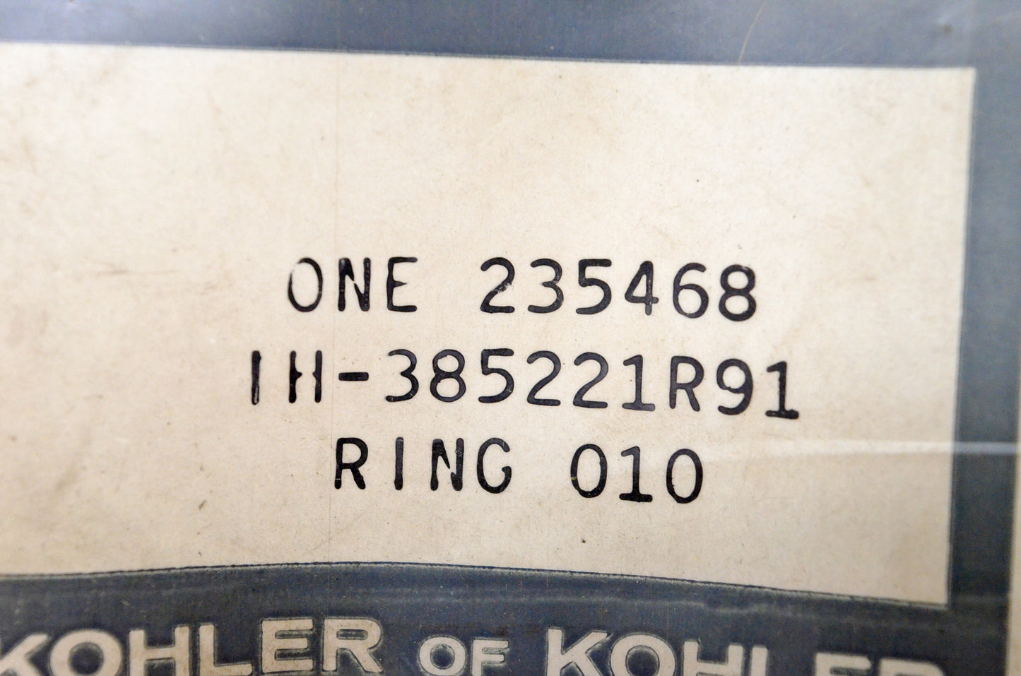 Kohler 235468 .010 Ring Kit NOS