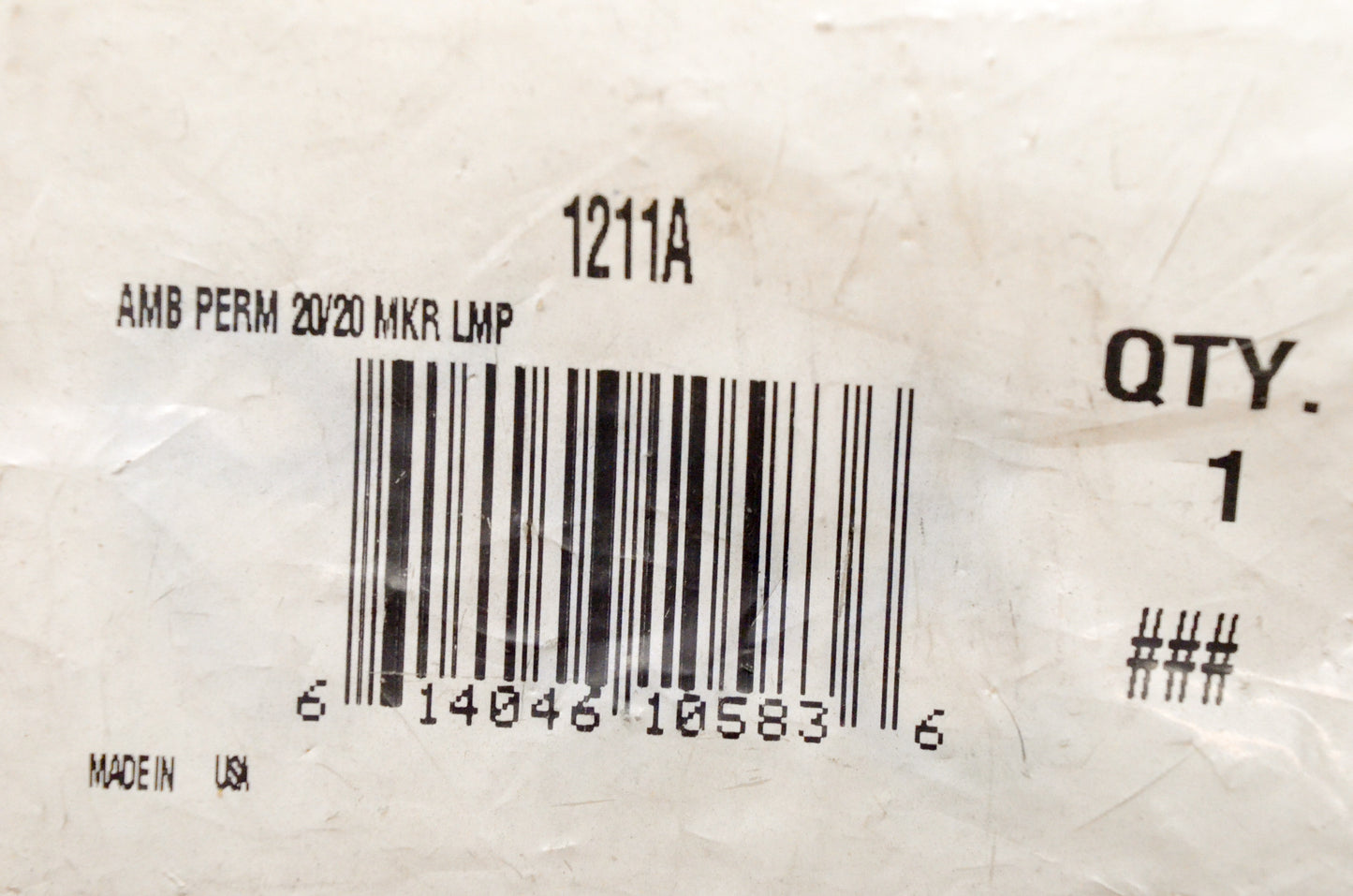 Napa 1211A Clearance Marker Light NOS