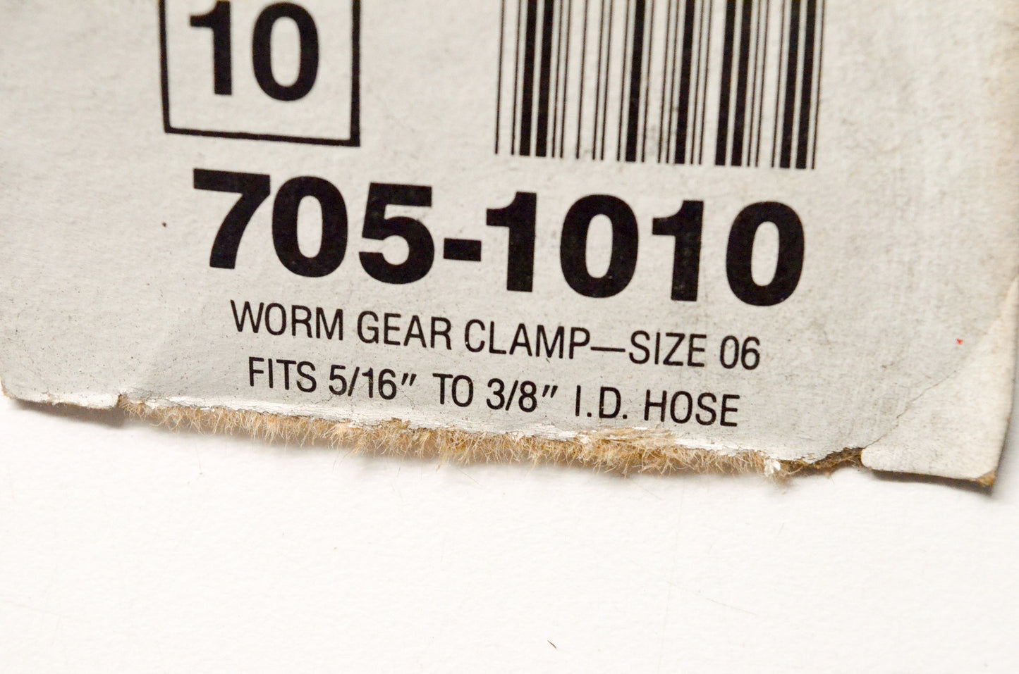 Napa 705-1010 Hose Clamp Size 06 Qty 2