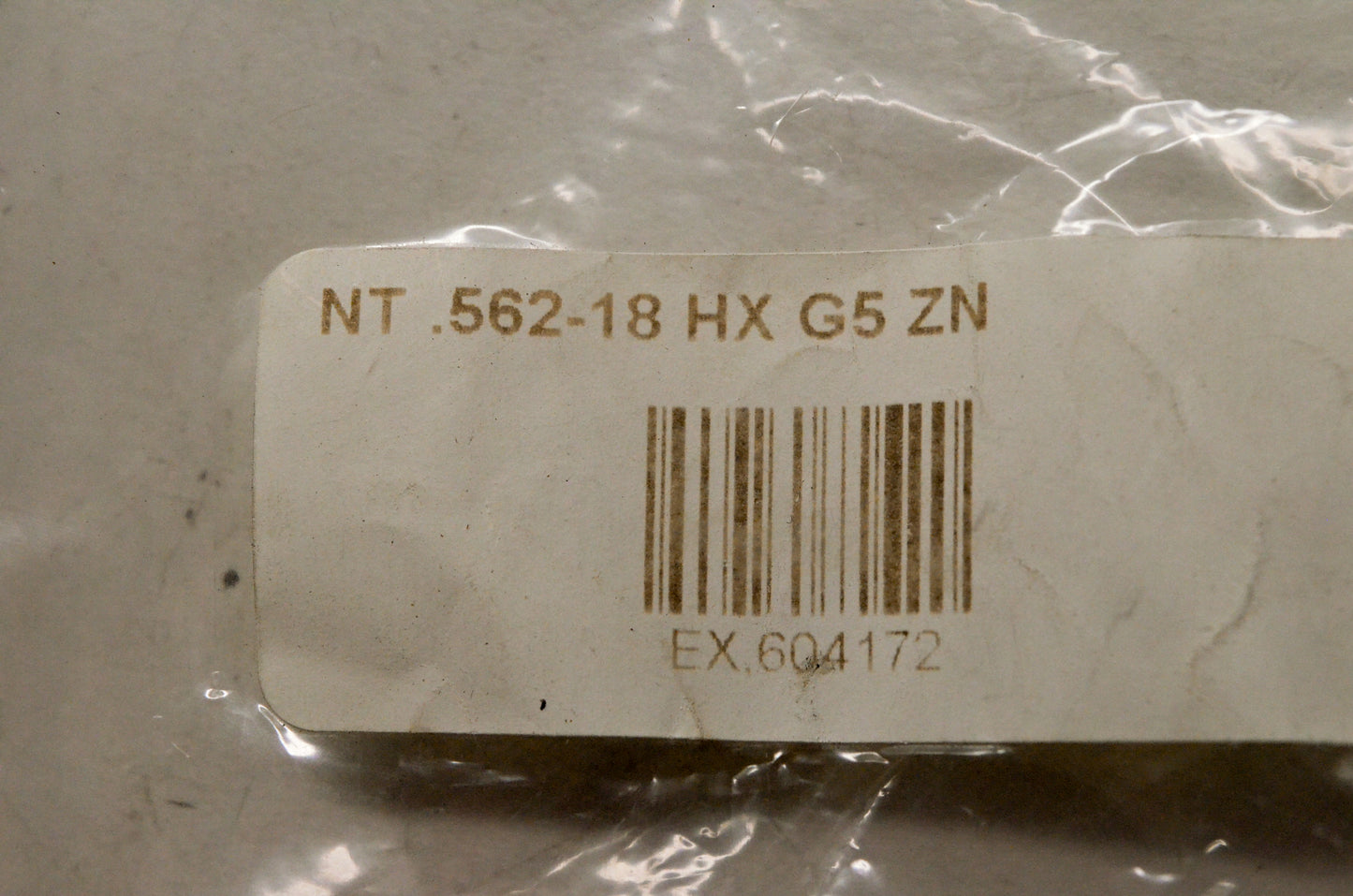 Hustler 604172 .562"-18 Top Spindle Nut NOS