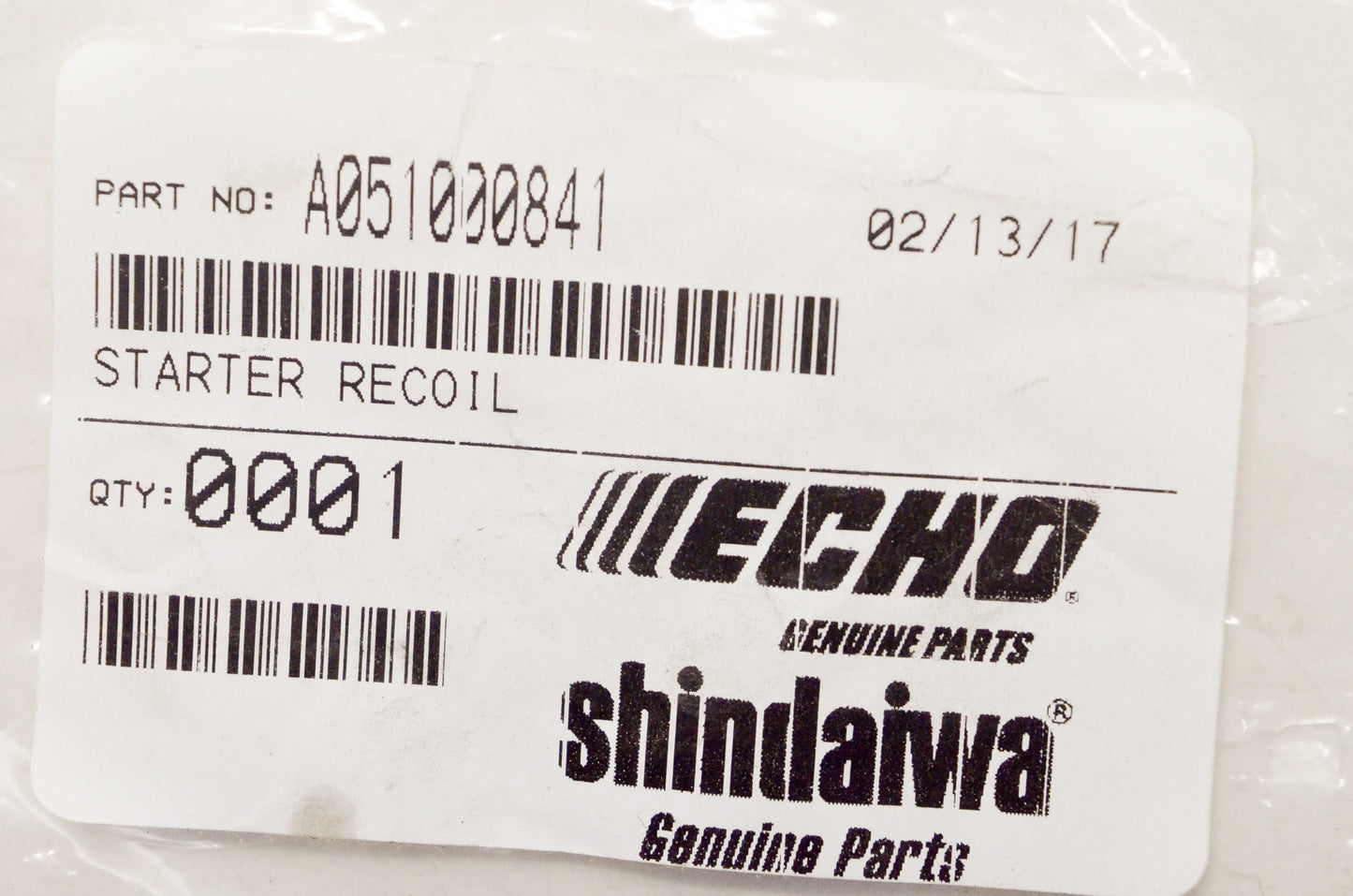 OEM Echo A051000841 Starter Recoil NOS