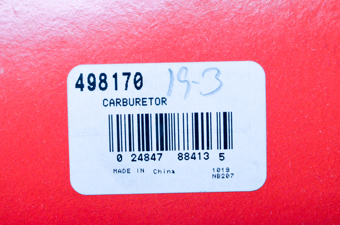 OEM Briggs & Stratton 498170 Carburetor Carb NOS
