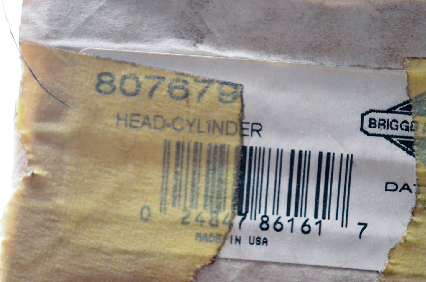 OEM Briggs & Stratton 807679 Cylinder Head Kit NOS